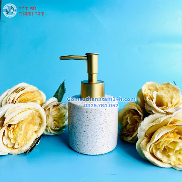 Bình đựng dầu gội sữa tắm dáng trụ thấp