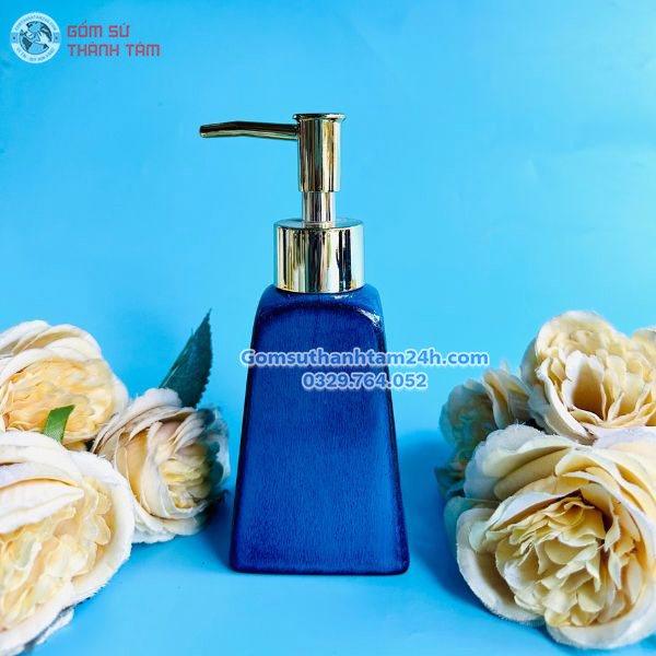BÌNH GỐM ĐỰNG DẦU GỘI SỮA TẮM HÌNH THANG
