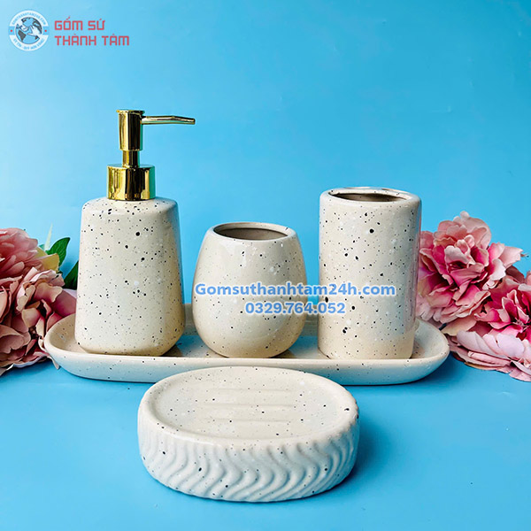 Bình đựng sữa tắm khách sạn dáng trụ