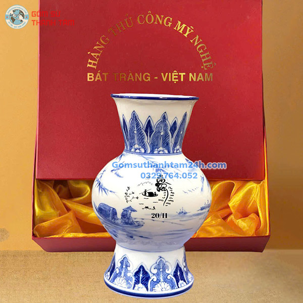 BÌNH HOA GỐM GIÁ RẺ DÁNG KẸO ĐỘC ĐÁO