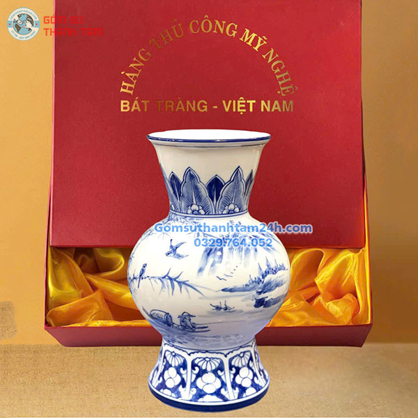 BÌNH HOA GỐM GIÁ RẺ DÁNG KẸO ĐỘC ĐÁO