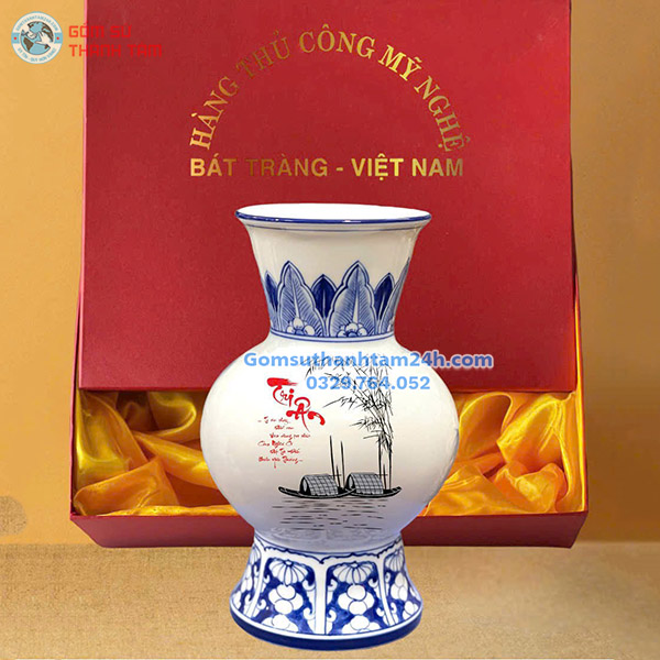 BÌNH HOA GỐM GIÁ RẺ DÁNG KẸO ĐỘC ĐÁO