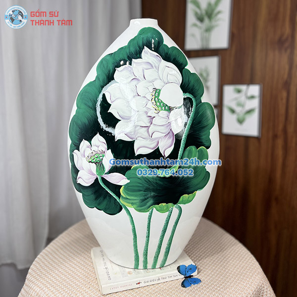 BÌNH HOA GỐM SƠN MÀI ĐA DẠNG KIỂU DÁNG LỰA CHỌN