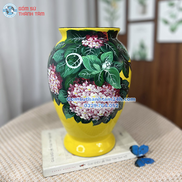 BÌNH HOA GỐM SƠN MÀI ĐA DẠNG KIỂU DÁNG LỰA CHỌN