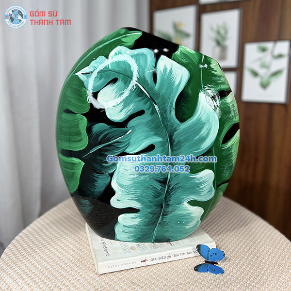 BÌNH HOA GỐM SƠN MÀI ĐA DẠNG KIỂU DÁNG LỰA CHỌN