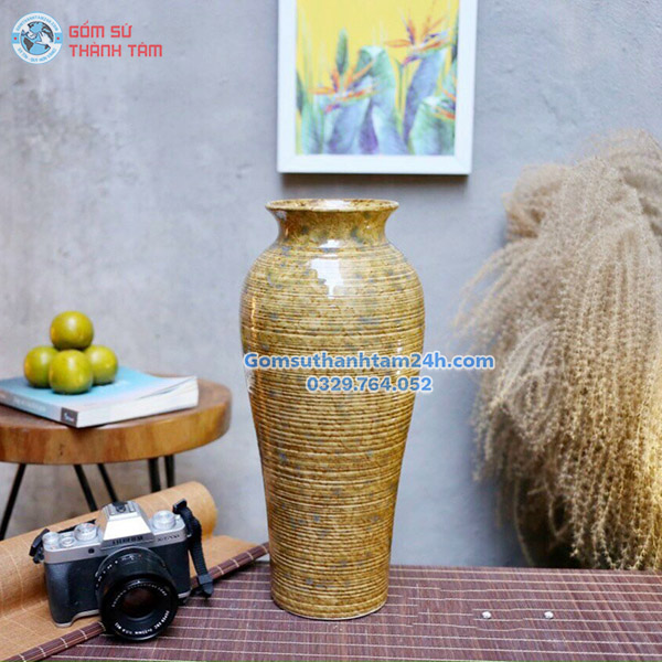 BÌNH HOA MEN HOẢ BIẾN KIM SA ĐỘC ĐÁO, BẮT MẮT