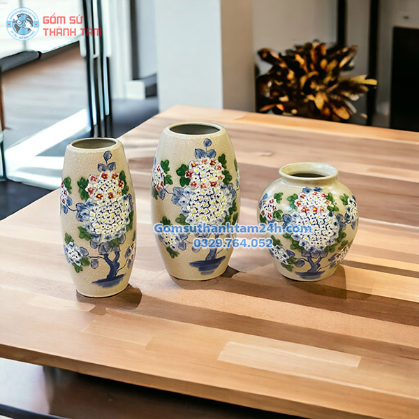 BÌNH HOA MEN RẠN GIẢ CỔ ĐA DẠNG KIỂU DÁNG LỰA CHỌN