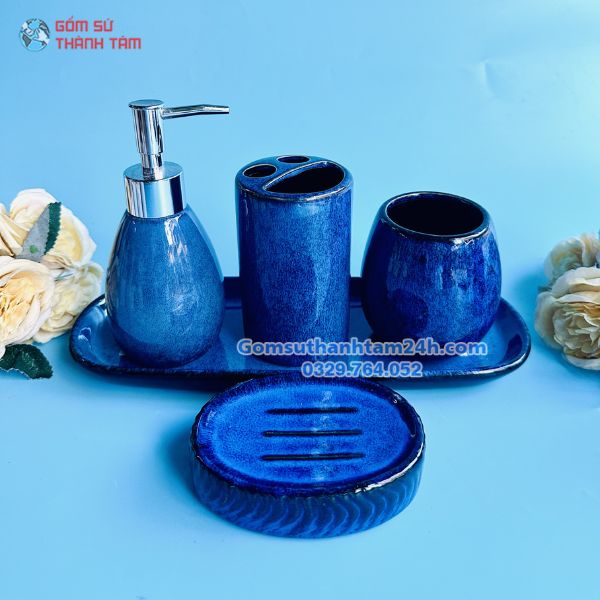 BÌNH XỊT PHÒNG TẮM GỐM SỨ DÁNG BOM THON