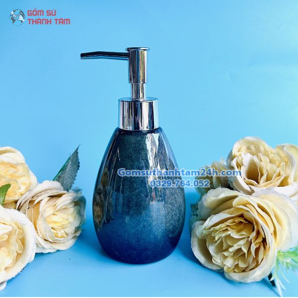 BÌNH XỊT PHÒNG TẮM GỐM SỨ DÁNG BOM THON