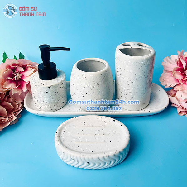 Bình đựng dầu gội sữa tắm dáng trụ thấp