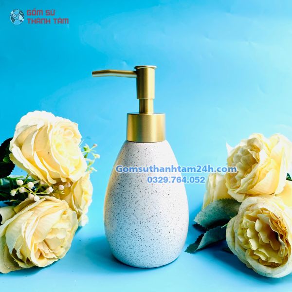 BÌNH XỊT PHÒNG TẮM MÀU MEN KEM MỚI