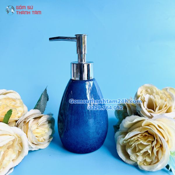 BÌNH XỊT PHÒNG TẮM GỐM SỨ DÁNG BOM THON