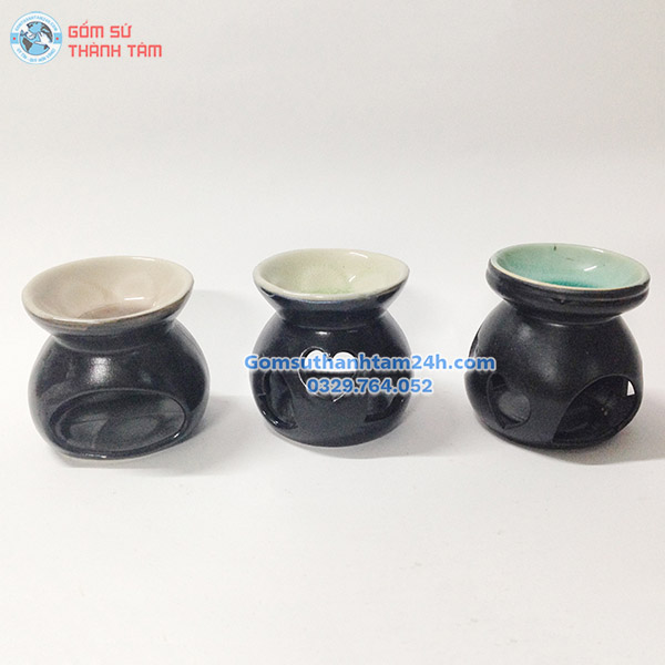 ĐÈN TINH DẦU BẰNG NẾN KIỂU DÁNG QUẠ LỰU