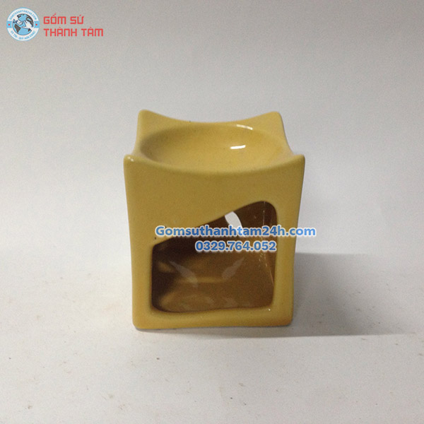 ĐÈN ĐỐT TINH DẦU BẰNG NẾN DÁNG VUÔNG BẮT MẮT