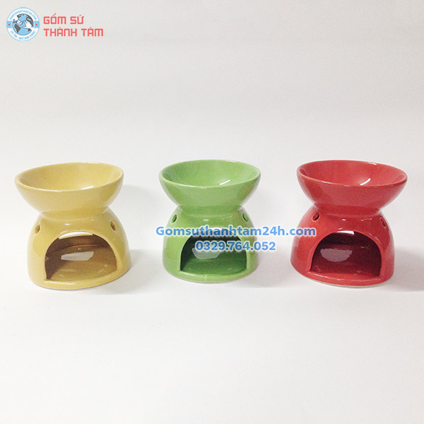 ĐÈN ĐỐT TINH DẦU BẰNG NẾN KIỂU DÁNG BÁNG NGUYỆT