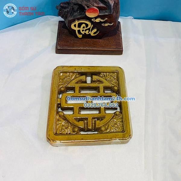 GẠCH THÔNG GIÓ HỌA TIẾT CHỮ THỌ PHONG THỦY