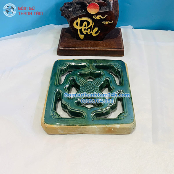 GẠCH THÔNG GIÓ GỐM SỨ HỌA TIẾT HOA ROI TRUYỀN THỐNG