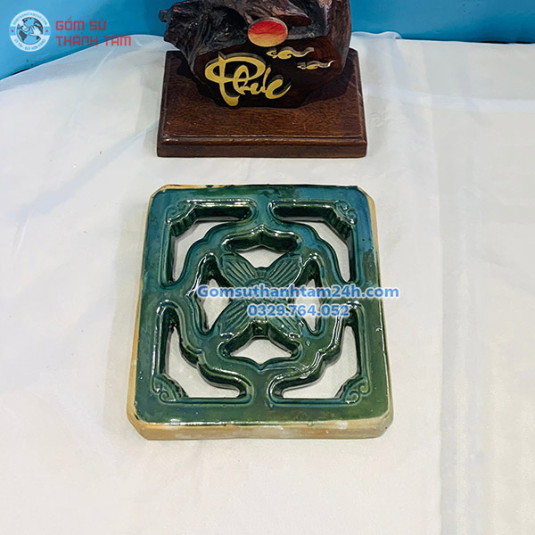 GẠCH THÔNG GIÓ GỐM SỨ HỌA TIẾT HOA ROI TRUYỀN THỐNG