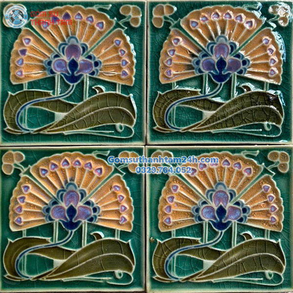 GẠCH MOSAIC GỐM SỨ HỌA TIẾT TRANG TRÍ TƯỜNG HỒ BƠI PHONG CÁCH