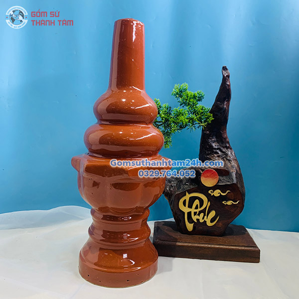 HỒ LÔ THU LÔI MÀU NÂU ĐỎ CAO CẤP