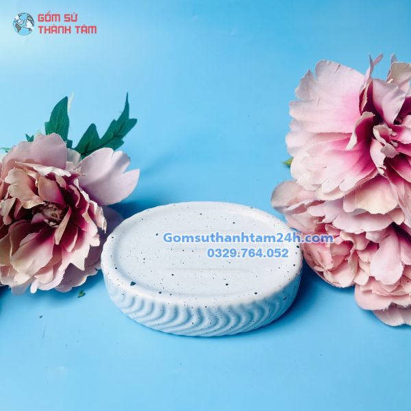 Khay Đựng Xà Phòng Tắm Gốm Sứ