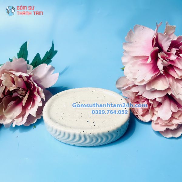 Khay Đựng Xà Phòng Tắm Gốm Sứ