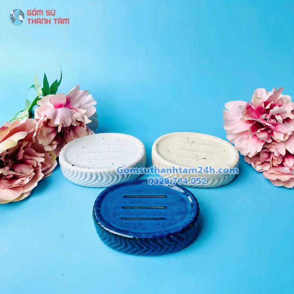 Khay Đựng Xà Phòng Tắm Gốm Sứ