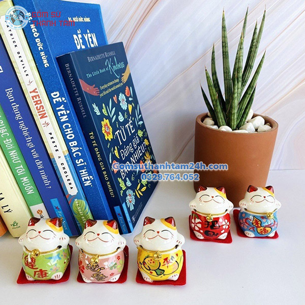 MÈO THẦN TÀI MINI TRANG TRÍ PHONG THỦY TÀI LỘC MAY MẮN
