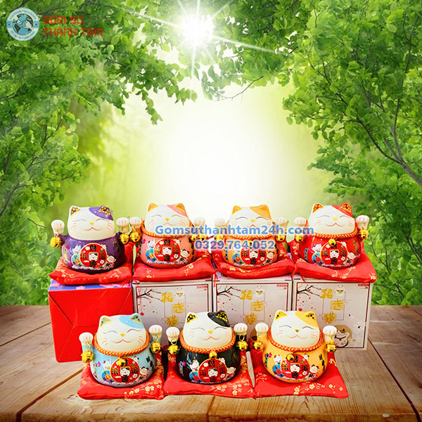 MÈO THẦN TÀI TIẾT KIỆM ĐỂ BÀN THU HÚT TÀI LỘC MAY MẮN