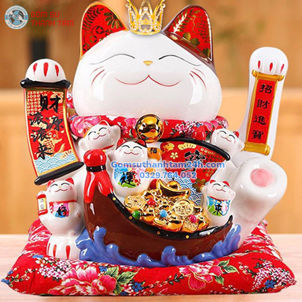 MÈO THẦN TÀI VẪY TAY 30CM ĐA DẠNG MẪU MÃ LỰA CHỌN