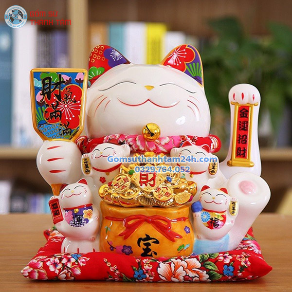 MÈO THẦN TÀI VẪY TAY 30CM ĐA DẠNG MẪU MÃ LỰA CHỌN