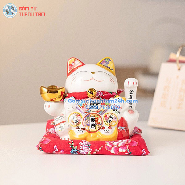 MÈO THẦN TÀI VẪY TAY 16CM MANG TẤN TÀI TẤN LỘC