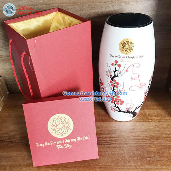 HỘP ĐỰNG LỌ HOA QUÀ TẶNG GIÁ TỐT BÁT TRÀNG