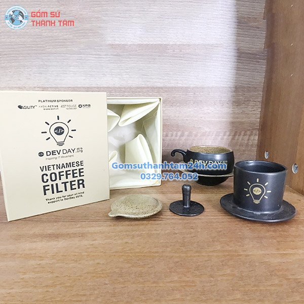 HỘP ĐỰNG PHIN CAFE LÀM QUÀ TẶNG Ý NGHĨA