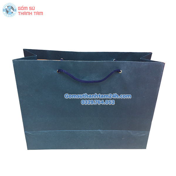 TÚI XÁCH GIẤY MÀU XANH DƯƠNG ĐỰNG QUÀ GIÁ RẺ