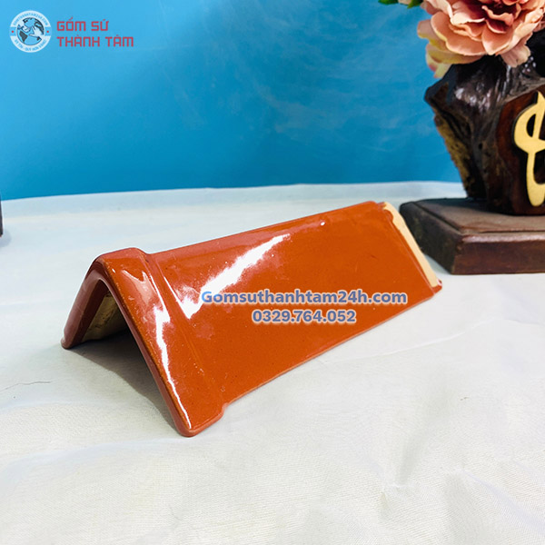 NGÓI CHỮ A NÂU ĐỎ GỐM LỢP MÁI NHÀ SÂN VƯỜN