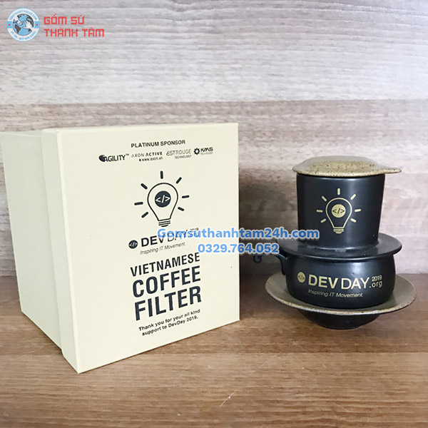 HỘP ĐỰNG PHIN CAFE LÀM QUÀ TẶNG Ý NGHĨA