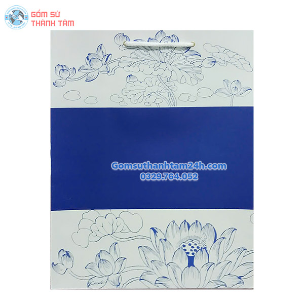 TÚI XÁCH GIẤY MÀU XANH DƯƠNG ĐỰNG QUÀ GIÁ RẺ