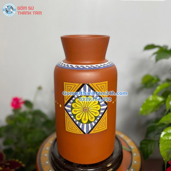 BÌNH HOA GỐM NÂU ĐỎ DÁNG CA ĐA DẠNG LỰA CHỌN