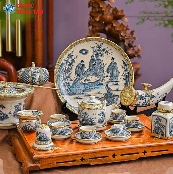 Ấm Chén Men Rạn Cổ | Bộ Vại