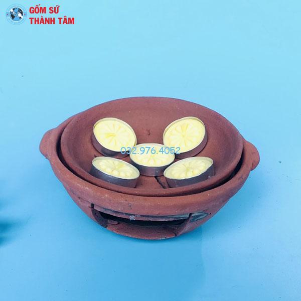 Bếp xông không men, không tai hàng mỏng