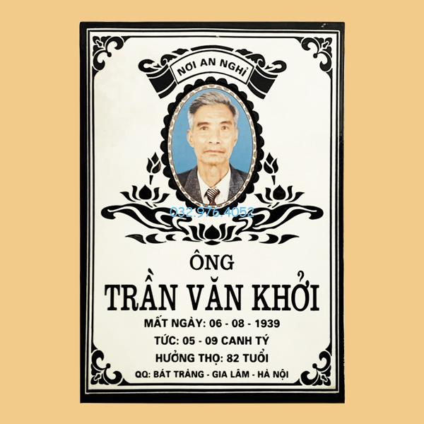 Bia Mộ Có Ảnh Và Chữ