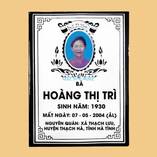 Bia Mộ Có Ảnh Và Chữ