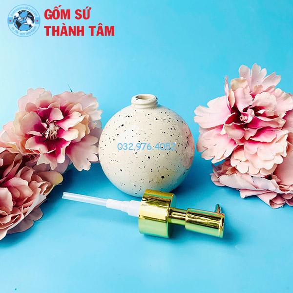 Bình đựng dầu gội sữa tắm dáng tròn
