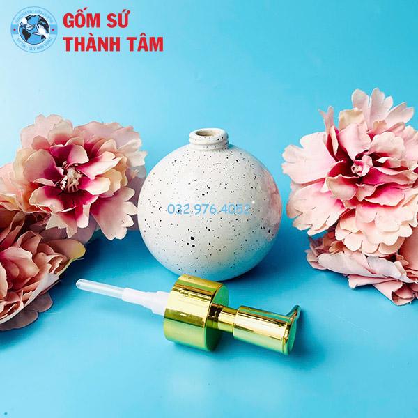 Bình đựng dầu gội sữa tắm dáng tròn