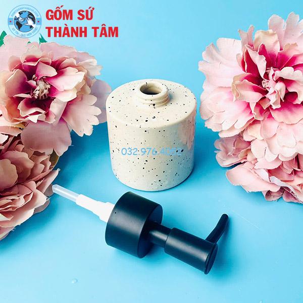 Bình đựng dầu gội sữa tắm dáng trụ thấp