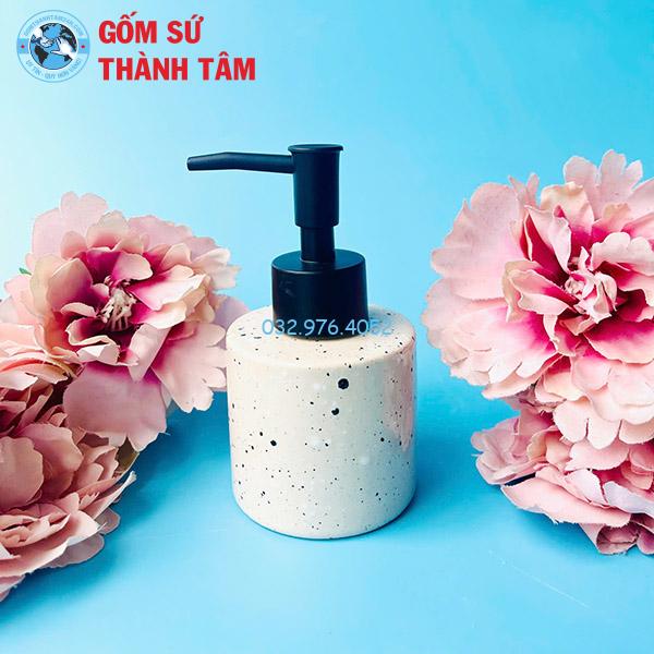 Bình đựng dầu gội sữa tắm dáng trụ thấp
