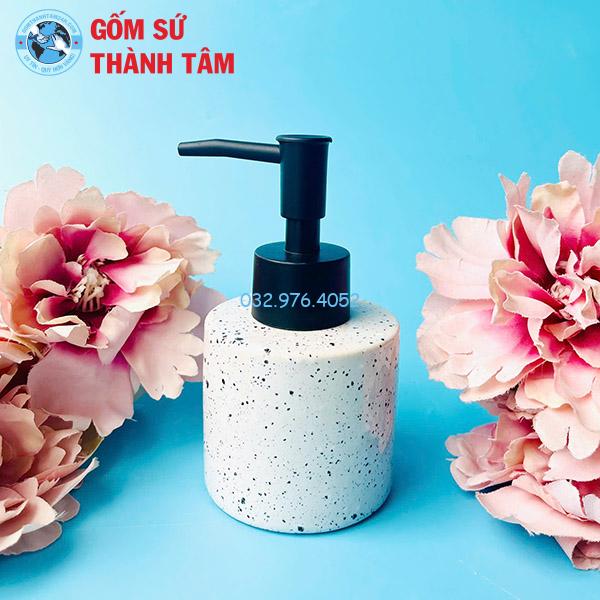 Bình đựng dầu gội sữa tắm dáng trụ thấp