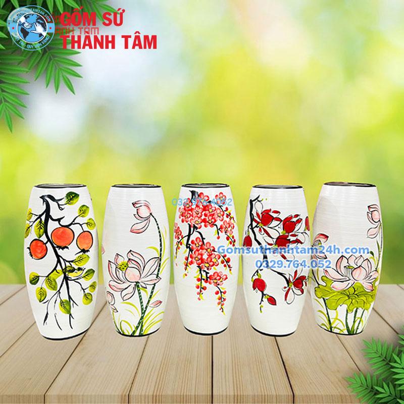 bình hoa bát tràng đẹp