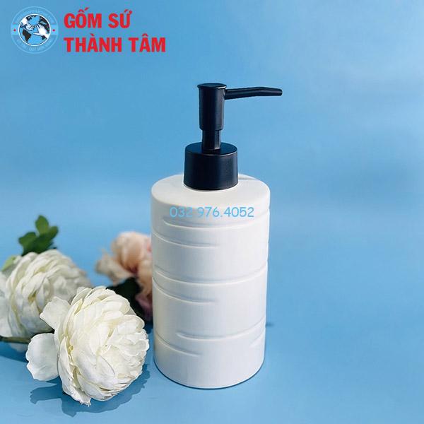 Bình xịt phòng tắm men dáng trụ cao